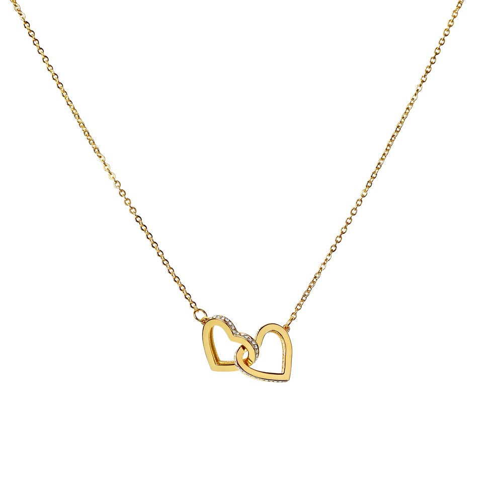 Dads Infinite Love | Gifts for Daughter | Interlocking Heart Necklace
