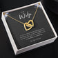 To My Wife  | Interlocking Heart  Necklace | Best Gift for Wife | Best Gift for Spouse | Best Gift for Marriage Anniversary | Best Gift for Lovers 💞👩‍❤️‍💋‍👨