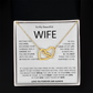 To my Beautiful Wife | Best gift for Wife | Best Jewelry gift for Wife | Best Jewelry gift from Husband | Best Jewelry gift for Wedding Anniversary | Interlocking Heart Necklace 👫🏼