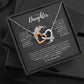 To My Daughter | Interlocking Hearts Necklace | Best gift for daughter | Best gift for daughters birthday | Best gift for daughters graduation | Best gift from Dad ❤️👨‍👧
