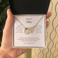 To My Lovely Mom | Interlocking Heart Necklace | Best Gift for Mothers day | Gift for Mom