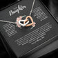 To My Daughter | Interlocking Hearts Necklace | Best gift for daughter | Best gift for daughters birthday | Best gift for daughters graduation | Best gift from Dad ❤️👨‍👧