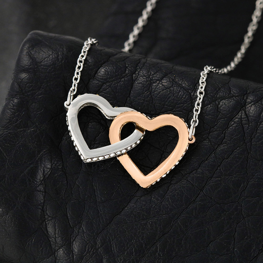 Everlasting Love Necklace | Dad gift to daughter | Best gift for Daughter | Interlocking Heart Necklace