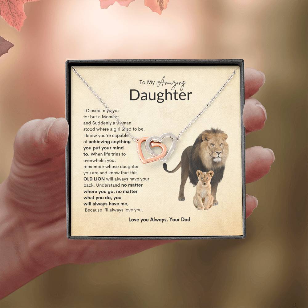 Dads Heart Necklace | Best gift for daughter | Best Gift from dad | Best jewelry gift for daughter | Great gift for daughters birthday | Best gift for daughters graduation