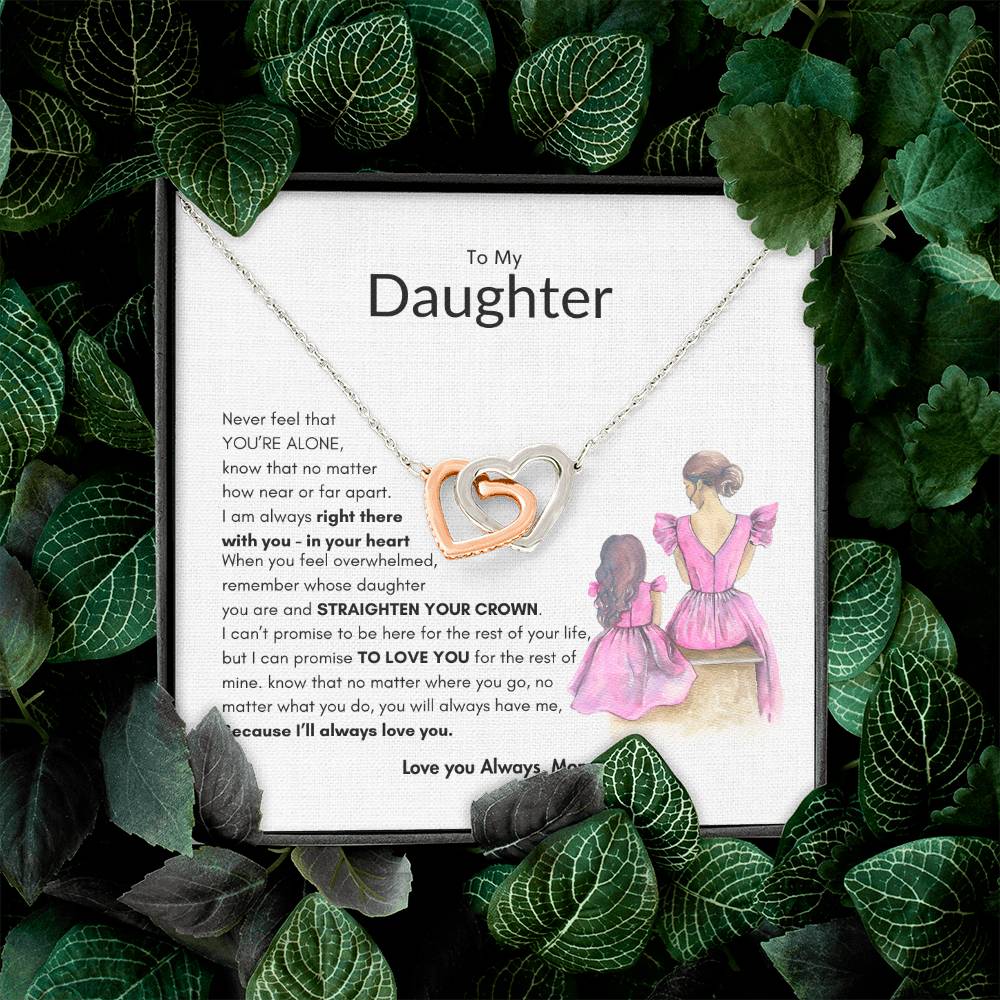 Moms Promise Necklace | Best Gift for Daughter | Best gift for daughters birthday | Best Gift for daughter graduation | Best gift from Mom | Best Jewelry gift for daughter