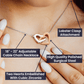 Everlasting Love Necklace | Dad gift to daughter | Best gift for Daughter | Interlocking Heart Necklace