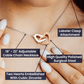 To My Lovely Mom | Interlocking Heart Necklace | Best Gift for Mothers day | Gift for Mom