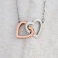 Everlasting Love Necklace | Dad gift to daughter | Best gift for Daughter | Interlocking Heart Necklace