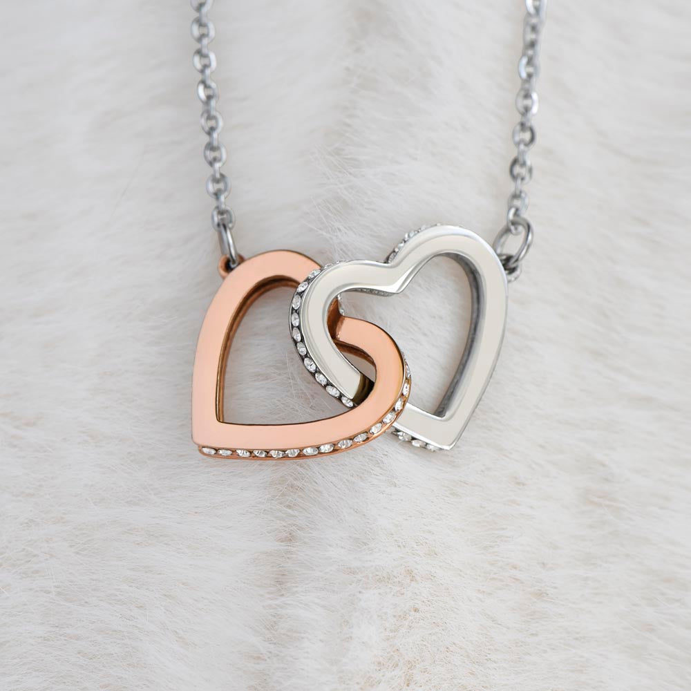 Everlasting Love Necklace | Dad gift to daughter | Best gift for Daughter | Interlocking Heart Necklace