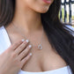 To My Lovely Mom | Interlocking Heart Necklace | Best Gift for Mothers day | Gift for Mom