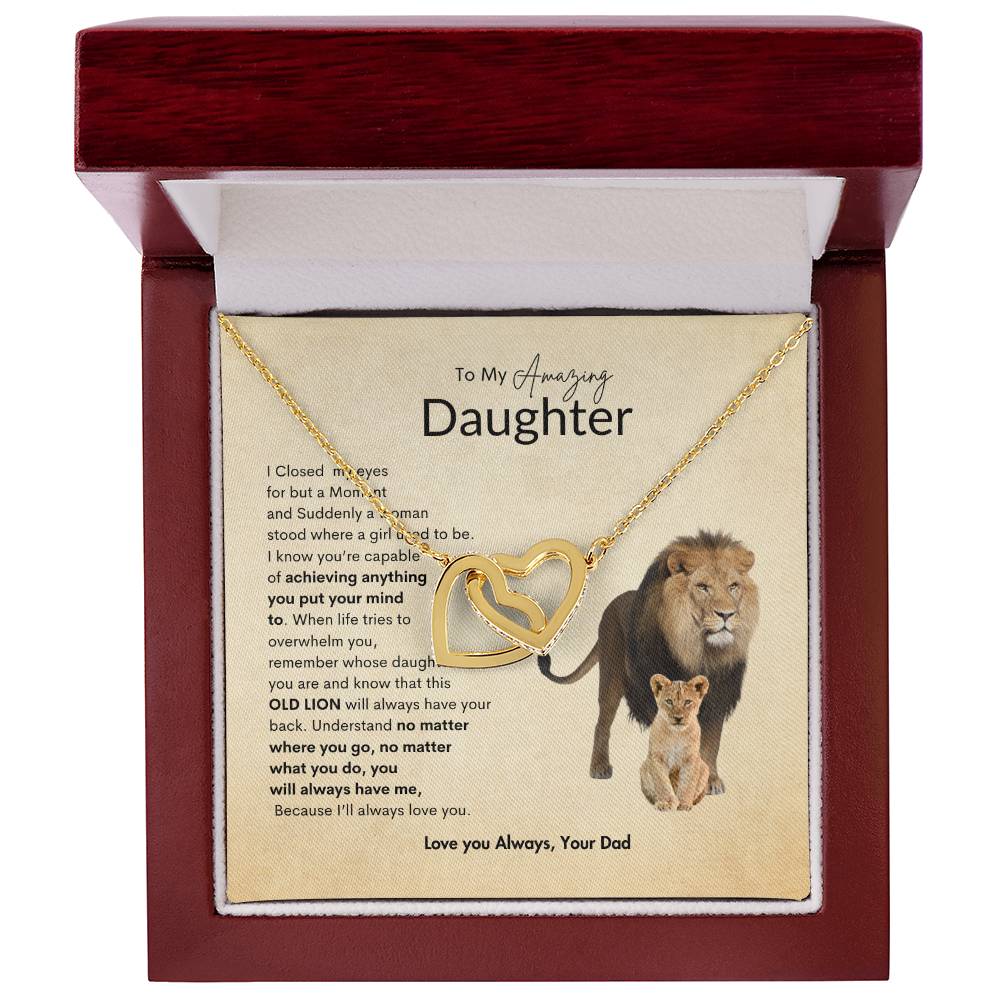 Dads Heart Necklace | Best gift for daughter | Best Gift from dad | Best jewelry gift for daughter | Great gift for daughters birthday | Best gift for daughters graduation