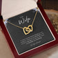 To My Wife  | Interlocking Heart  Necklace | Best Gift for Wife | Best Gift for Spouse | Best Gift for Marriage Anniversary | Best Gift for Lovers 💞👩‍❤️‍💋‍👨