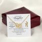 Everlasting Love Necklace | Dad gift to daughter | Best gift for Daughter | Interlocking Heart Necklace