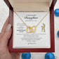 Everlasting Love Necklace | Dad gift to daughter | Best gift for Daughter | Interlocking Heart Necklace