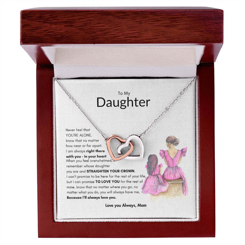 Moms Promise Necklace | Best Gift for Daughter | Best gift for daughters birthday | Best Gift for daughter graduation | Best gift from Mom | Best Jewelry gift for daughter