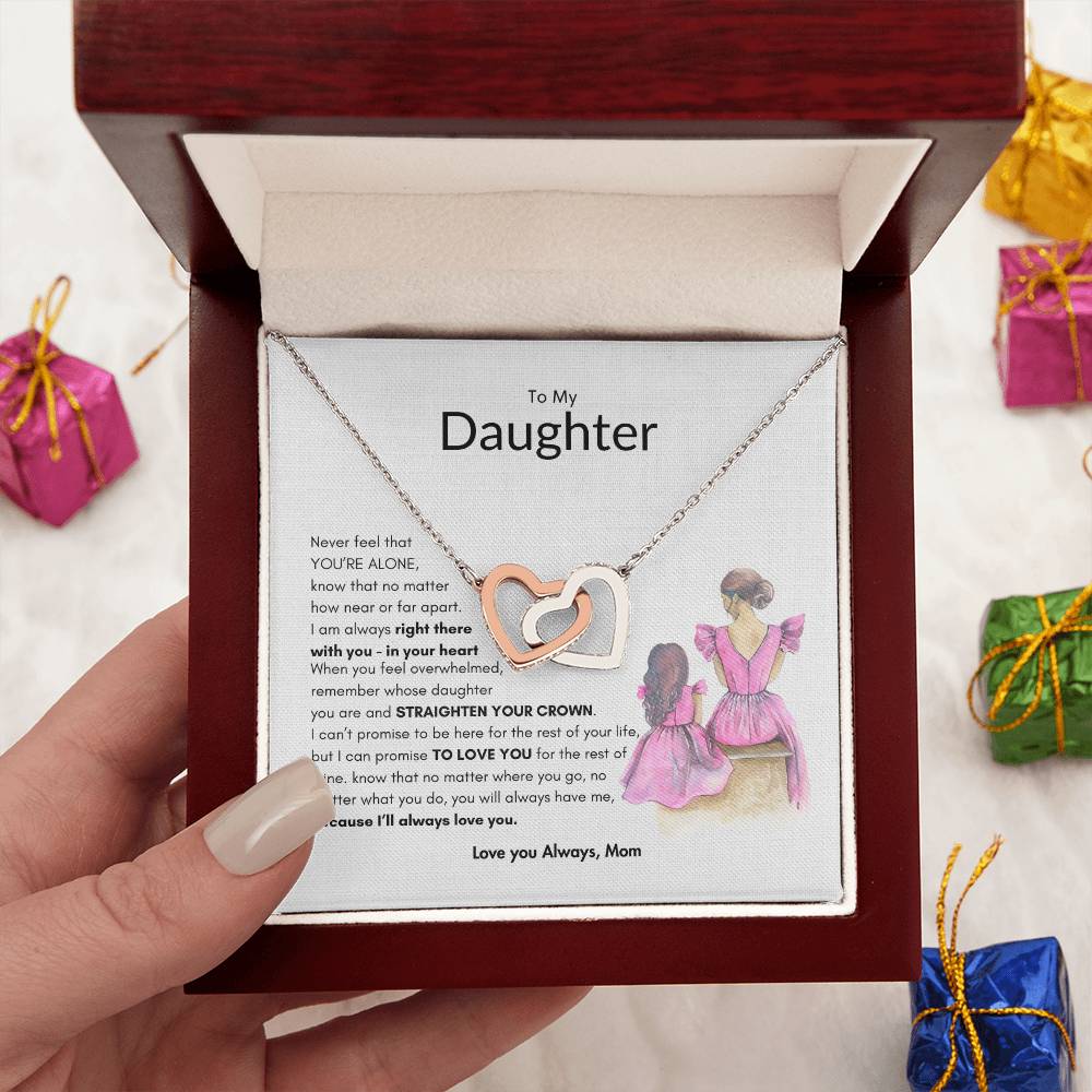Moms Promise Necklace | Best Gift for Daughter | Best gift for daughters birthday | Best Gift for daughter graduation | Best gift from Mom | Best Jewelry gift for daughter