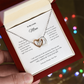 To My Lovely Mom | Interlocking Heart Necklace | Best Gift for Mothers day | Gift for Mom