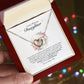 Mom's Cheer | Interlocking Hearts Necklace | Best gift for daughter | Best gift for daughters birthday | Best gift for daughters graduation | Best gift from Mom ❤️👩‍👧