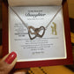 Everlasting Love Necklace | Dad gift to daughter | Best gift for Daughter | Interlocking Heart Necklace