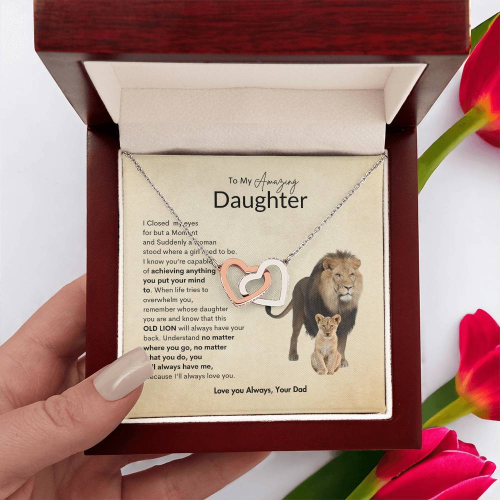 Dads Heart Necklace | Best gift for daughter | Best Gift from dad | Best jewelry gift for daughter | Great gift for daughters birthday | Best gift for daughters graduation