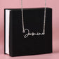 To My Daughter Necklace | Best personalized gift for daughter | Personalized name necklace | Best Gift for Daughter | Best gift from Mom
