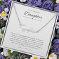 To My Daughter Necklace | Best personalized gift for daughter | Personalized name necklace | Best Gift for Daughter | Best gift from Mom