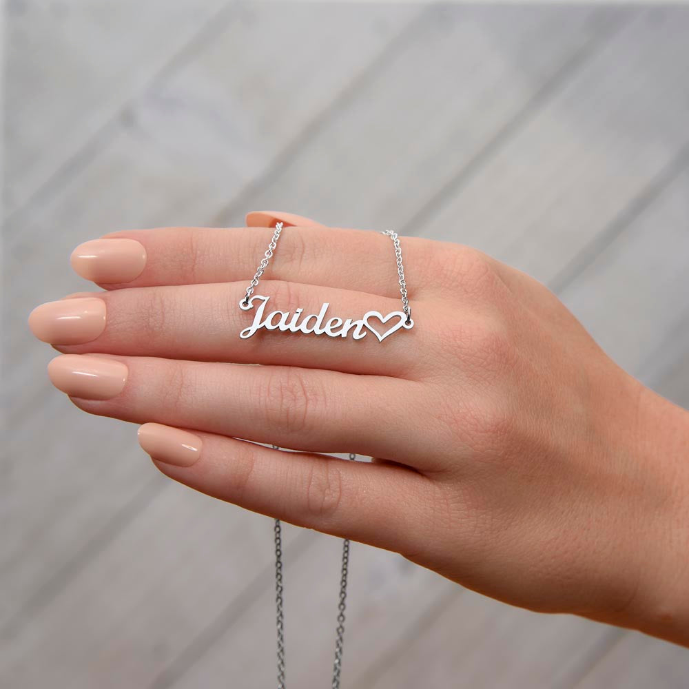 To My Daughter Name Necklace | Personalized gift for daughter | Best personalized Jewelry for daughter | Best Jewelry gift for daughter | Best personalized jewelry gift | Best gift from Dad