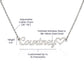 To My Daughter Name Necklace | Personalized gift for daughter | Best personalized Jewelry for daughter | Best Jewelry gift for daughter | Best personalized jewelry gift | Best gift from Dad