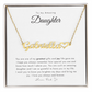 To My Daughter Name Necklace | Personalized gift for daughter | Best personalized Jewelry for daughter | Best Jewelry gift for daughter | Best personalized jewelry gift | Best gift from Dad