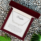 To My Daughter Name Necklace | Personalized gift for daughter | Best personalized Jewelry for daughter | Best Jewelry gift for daughter | Best personalized jewelry gift | Best gift from Dad