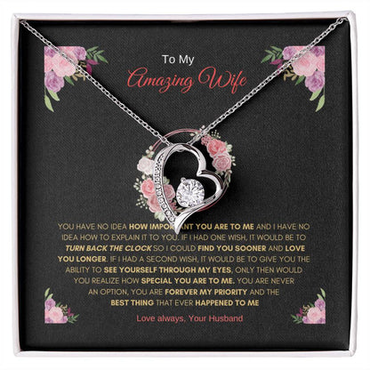 My Infinite Love Necklace | Gift for Wife Necklace | Forever Love Necklace | Best Gift for Marriage Anniversary | Best gift for Soulmates