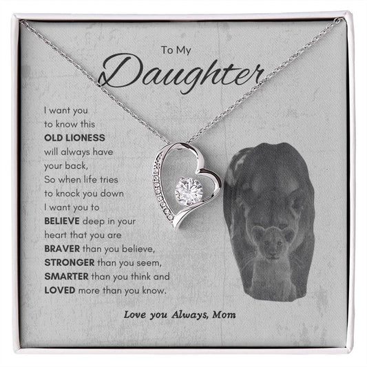 To My Daughter | Forever Love Necklace | Best gift for daughter | Best gift for daughters birthday | Best gift for daughters graduation | Best gift from Mom ❤️👩‍👧