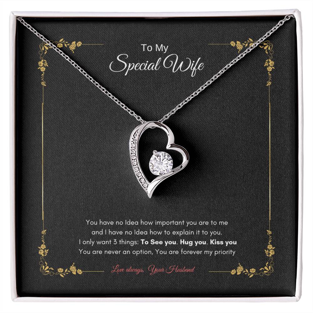 My Special Wife Necklace | Special Love Necklace | Forever Love Necklace