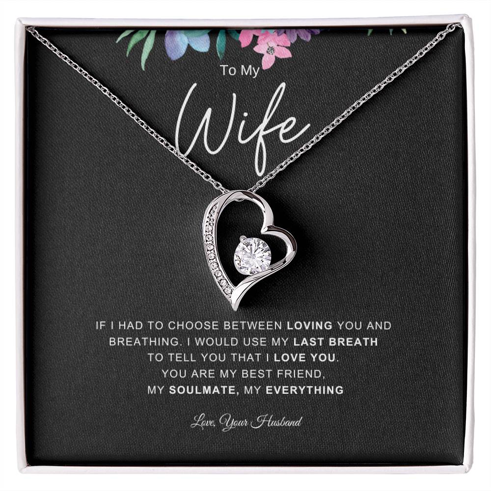To My Wife | Forever Love  Necklace | Best Gift for Wife | Best Gift for Spouse | Best Gift for Marriage Anniversary | Best Gift for Lovers💞