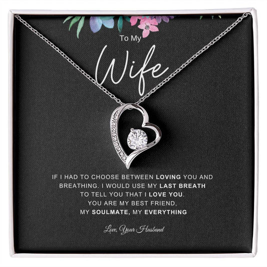 To My Wife | Forever Love  Necklace | Best Gift for Wife | Best Gift for Spouse | Best Gift for Marriage Anniversary | Best Gift for Lovers💞
