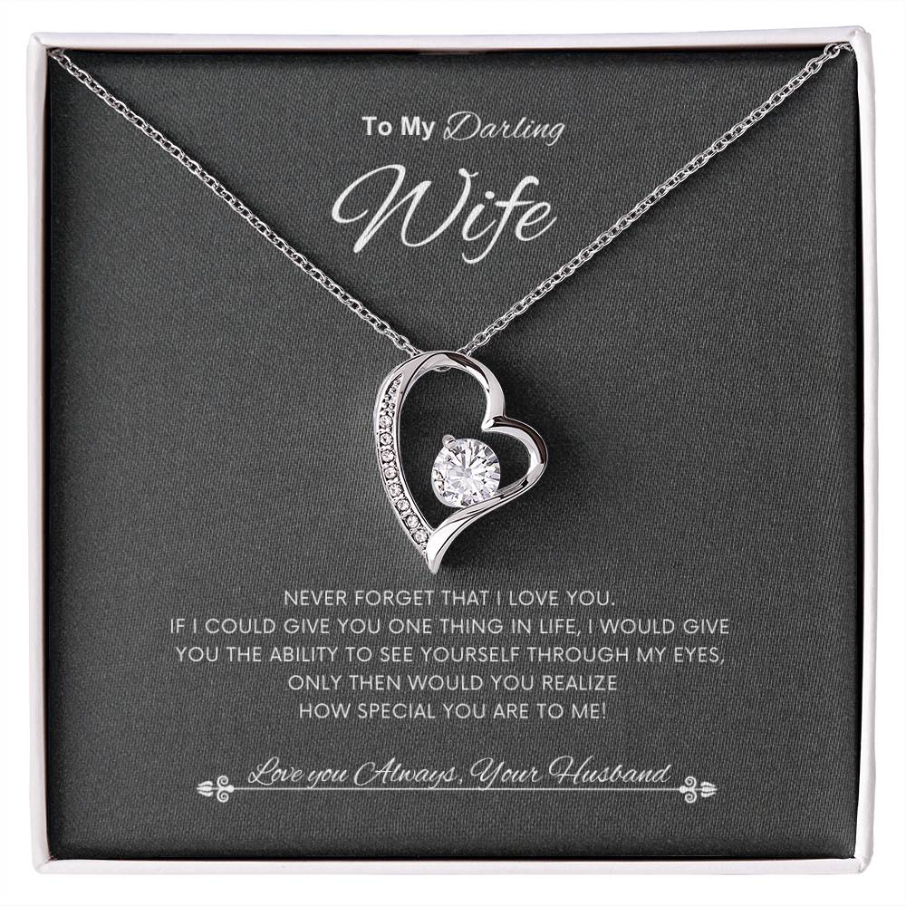 My Treasured Wife Necklace | Forever Love Necklace | Best gift for Wife | Best Gift for Spouse | Best Gift for Soulmate | Best Gift for Wedding anniversary 👩‍❤️‍💋‍👨💞