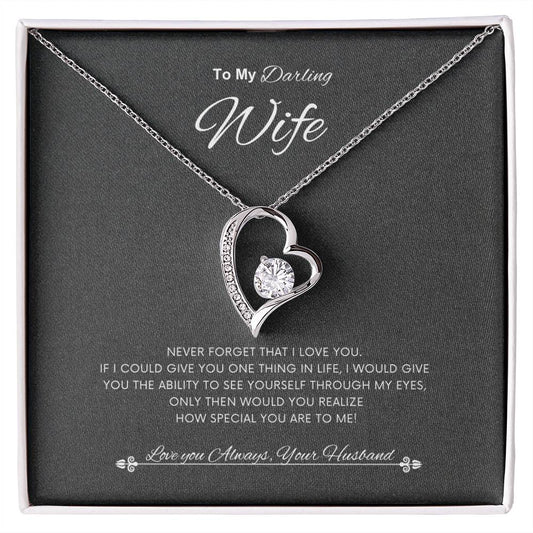 My Treasured Wife Necklace | Forever Love Necklace | Best gift for Wife | Best Gift for Spouse | Best Gift for Soulmate | Best Gift for Wedding anniversary 👩‍❤️‍💋‍👨💞