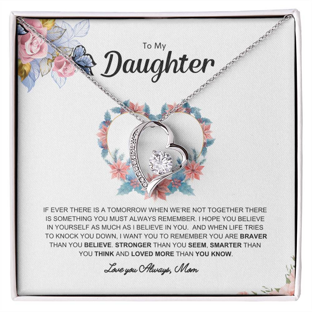 To My Daughter | Forever Love Necklace | Best gift for daughter | Best gift for daughters birthday | Best gift for daughters graduation | Best gift from Mom 👩‍👧❤️