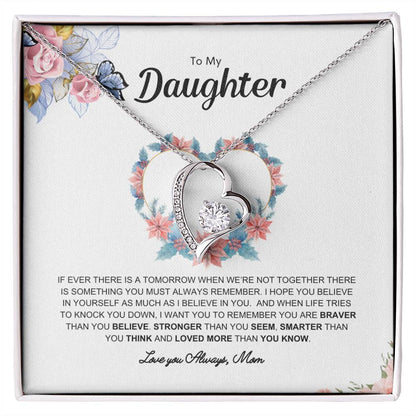 To My Daughter | Forever Love Necklace | Best gift for daughter | Best gift for daughters birthday | Best gift for daughters graduation | Best gift from Mom 👩‍👧❤️