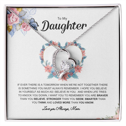 To My Daughter | Forever Love Necklace | Best gift for daughter | Best gift for daughters birthday | Best gift for daughters graduation | Best gift from Mom 👩‍👧❤️