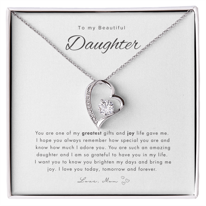 To my beautiful daughter | Best gift from Mom | Best gift for daughter | Jewelry gift for daughter | Gift for Graduation | Gift for birthdays 👩‍👧