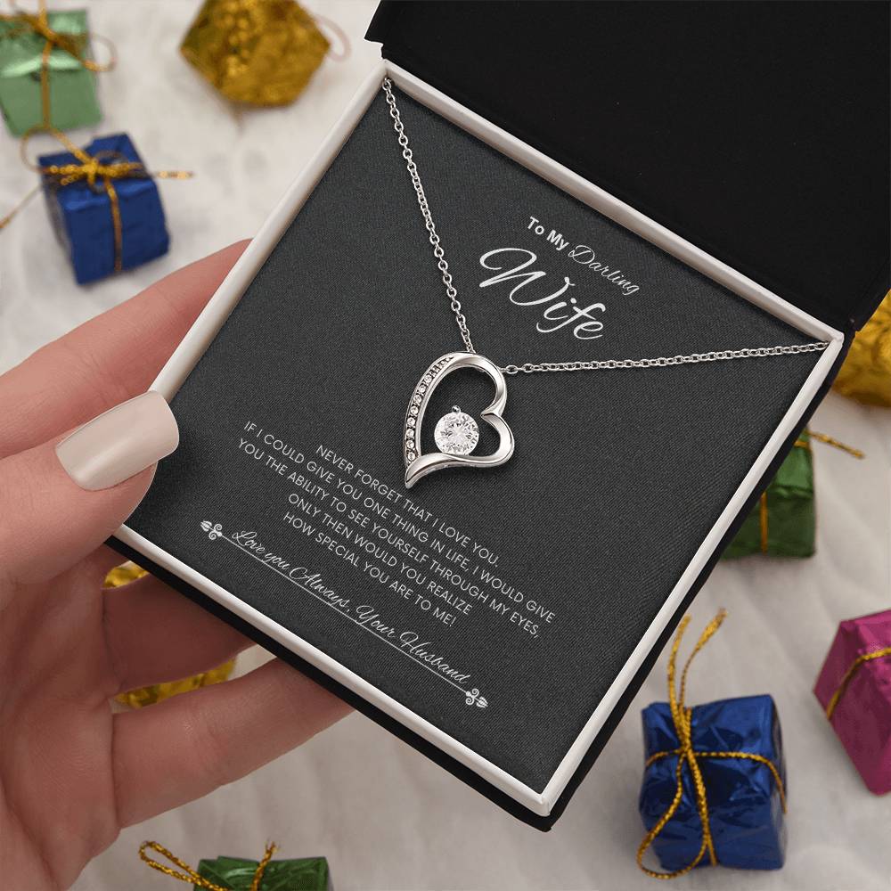 My Treasured Wife Necklace | Forever Love Necklace | Best gift for Wife | Best Gift for Spouse | Best Gift for Soulmate | Best Gift for Wedding anniversary 👩‍❤️‍💋‍👨💞