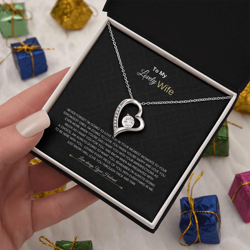 Lovely Wife Forever love Necklace |Forever love Necklace