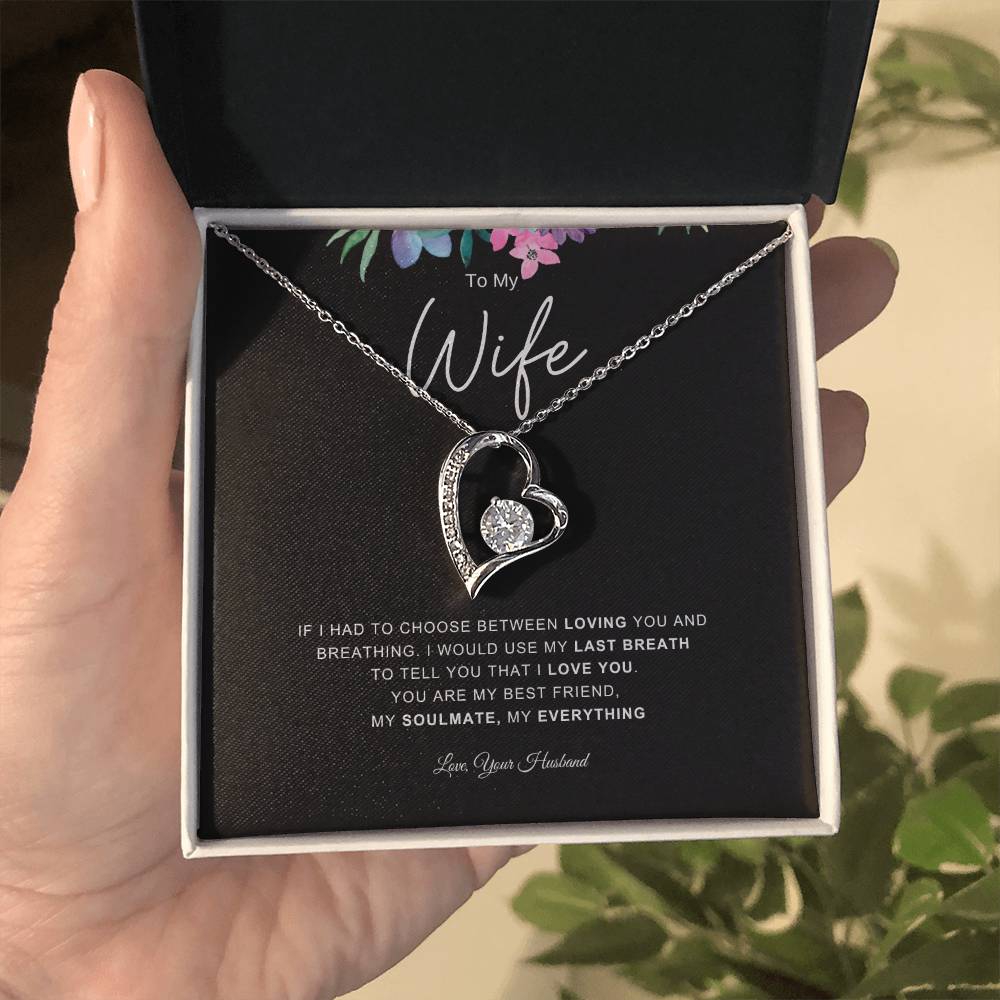 To My Wife | Forever Love  Necklace | Best Gift for Wife | Best Gift for Spouse | Best Gift for Marriage Anniversary | Best Gift for Lovers💞