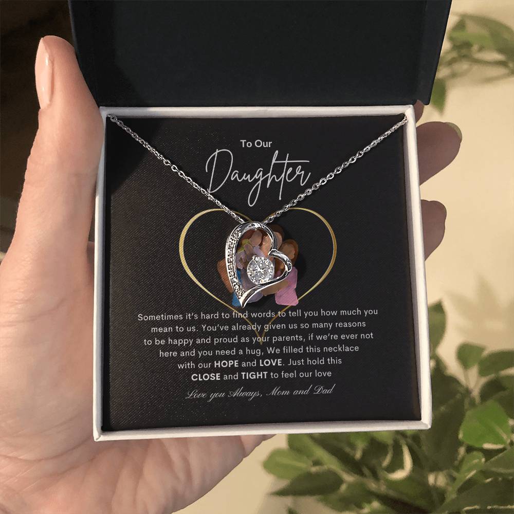 Best gift from Parents | Best gift for Daughter | Best gift for daughters birthday | Best Jewelry Gift from Parents | Forever Love Necklace