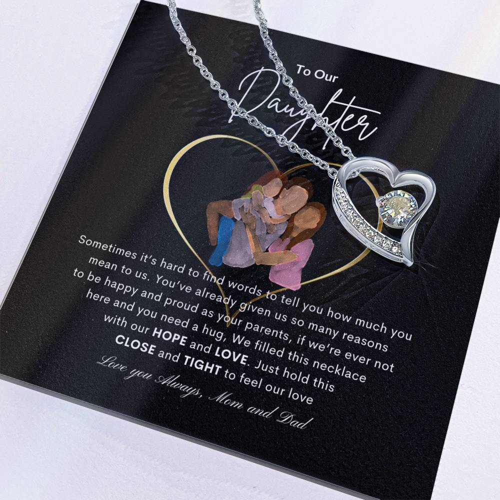 Best gift from Parents | Best gift for Daughter | Best gift for daughters birthday | Best Jewelry Gift from Parents | Forever Love Necklace