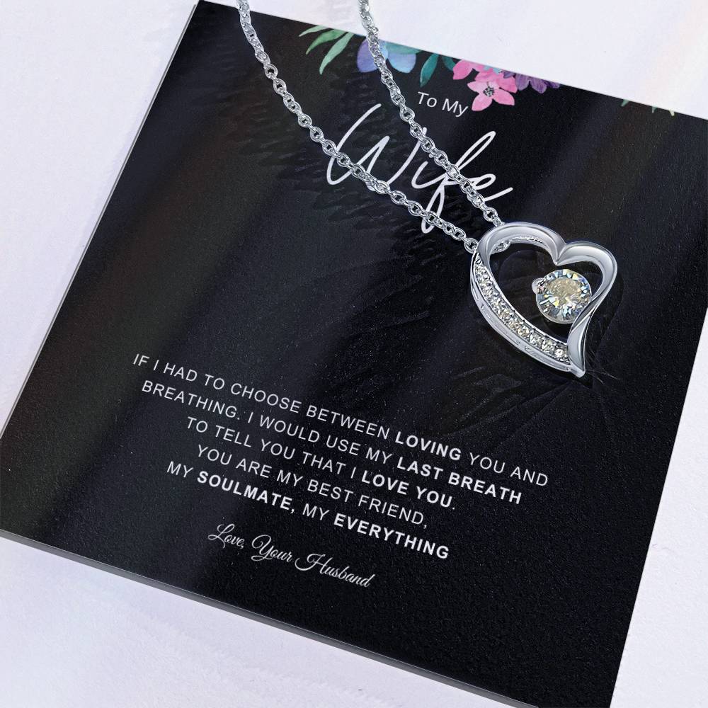 To My Wife | Forever Love  Necklace | Best Gift for Wife | Best Gift for Spouse | Best Gift for Marriage Anniversary | Best Gift for Lovers💞