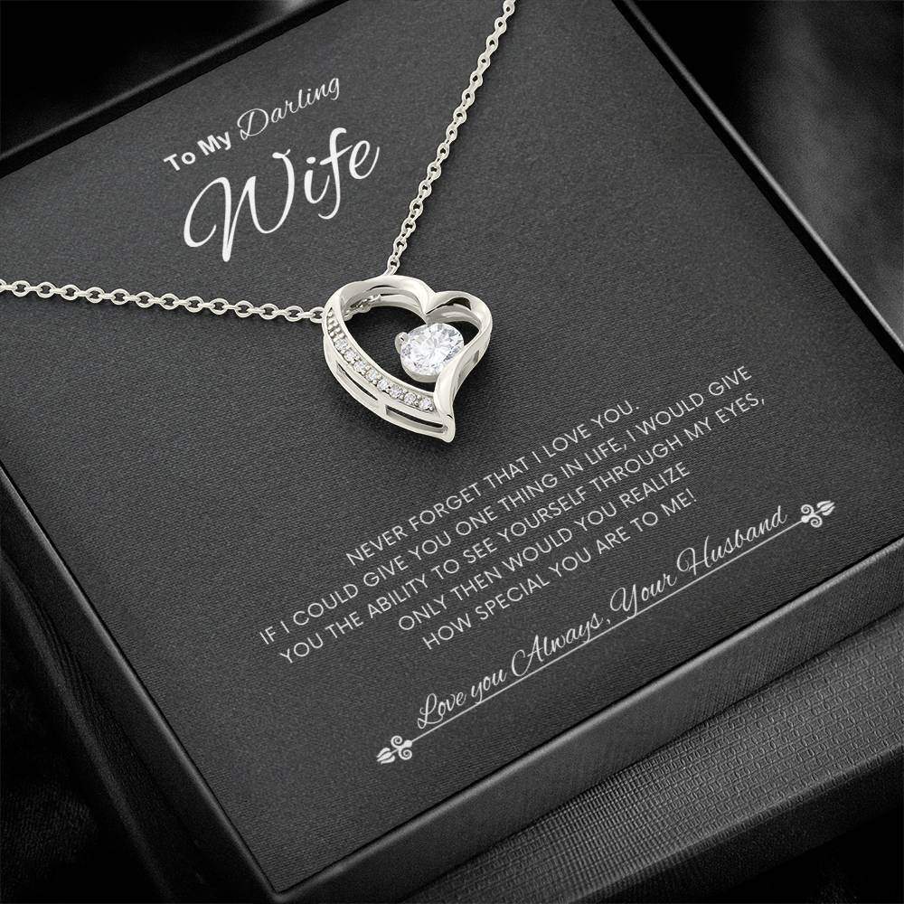 My Treasured Wife Necklace | Forever Love Necklace | Best gift for Wife | Best Gift for Spouse | Best Gift for Soulmate | Best Gift for Wedding anniversary 👩‍❤️‍💋‍👨💞