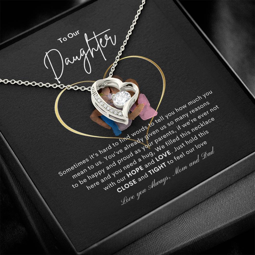 Best gift from Parents | Best gift for Daughter | Best gift for daughters birthday | Best Jewelry Gift from Parents | Forever Love Necklace