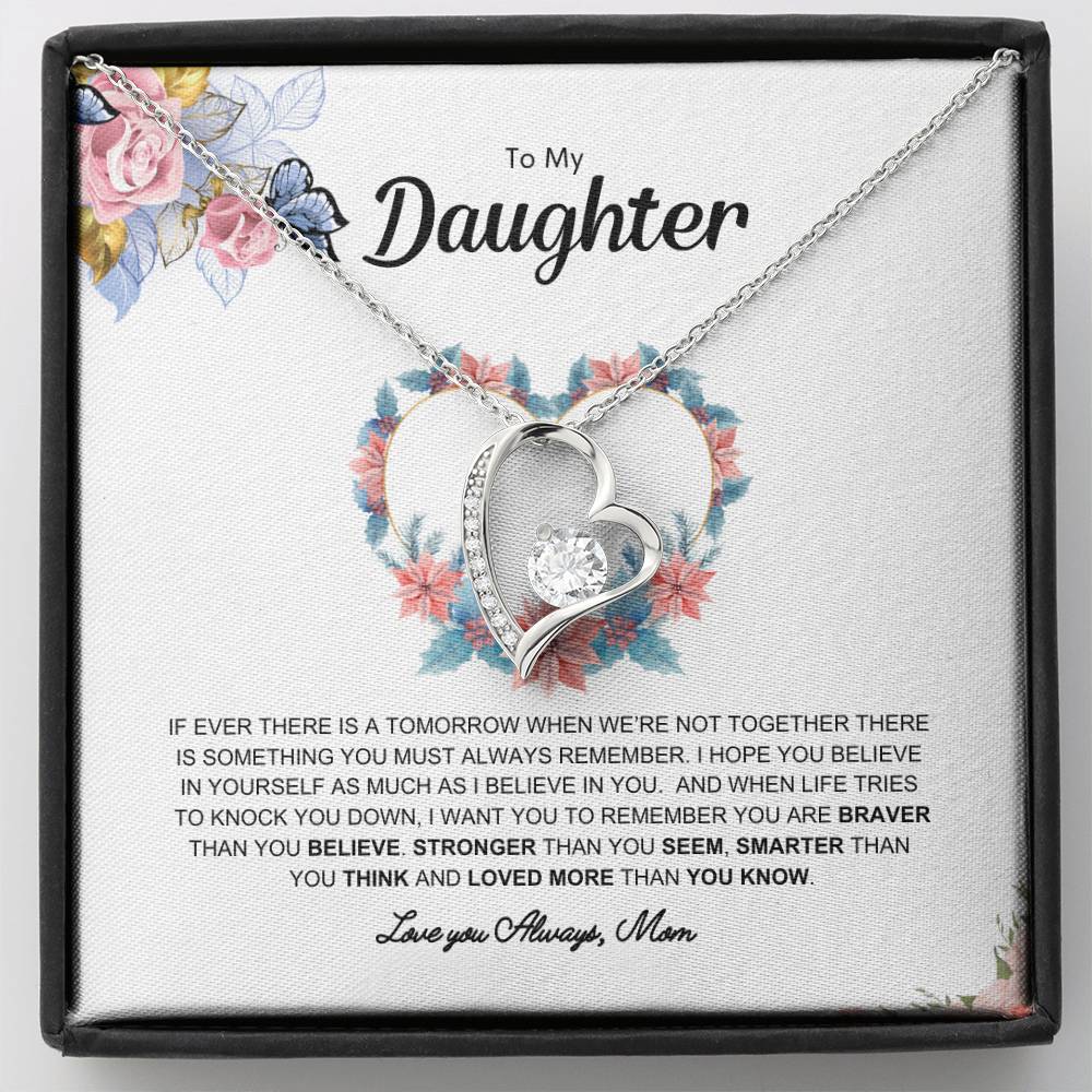 To My Daughter | Forever Love Necklace | Best gift for daughter | Best gift for daughters birthday | Best gift for daughters graduation | Best gift from Mom 👩‍👧❤️